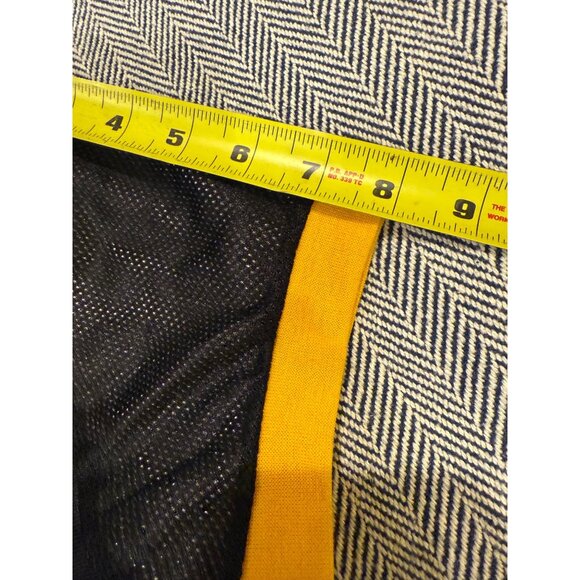 NFL Steelers Reversible Flag Football Jersey With BOOMER Name Black & White Mesh - Picture 11 of 13